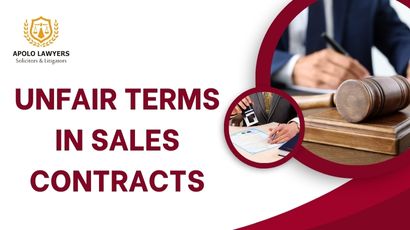 Unfair Terms in Sales Contracts