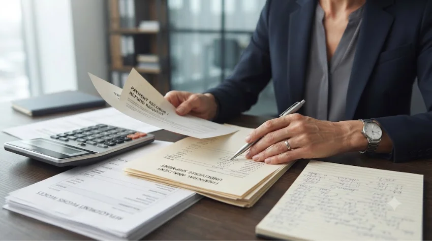vietnam.jpg	Commercial lawyer reviewing payment records and calculating losses from undelivered goods.