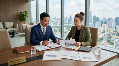 Employment documents reviewed for a foreign owned company in Vietnam