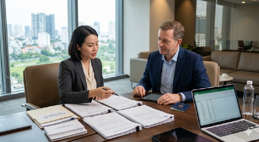 Legal documents prepared for foreign client representation in Vietnam