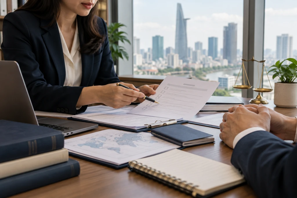 Services Juridiques Professionnels à Ho Chi Minh Ville : Pour les Questions Légales Impliquant des Éléments Étrangers — document preparation and legal review