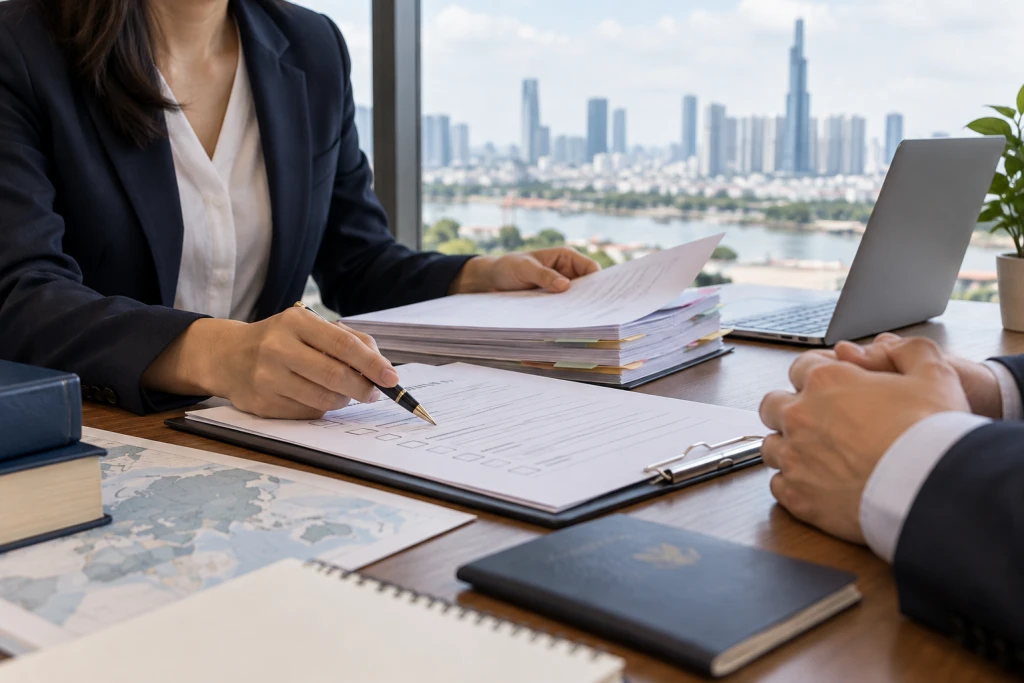 Servicios jurídicos profesionales en Ciudad Ho Chi Minh: Atención de asuntos jurídicos relacionados con elementos extranjeros. — document preparation and legal review