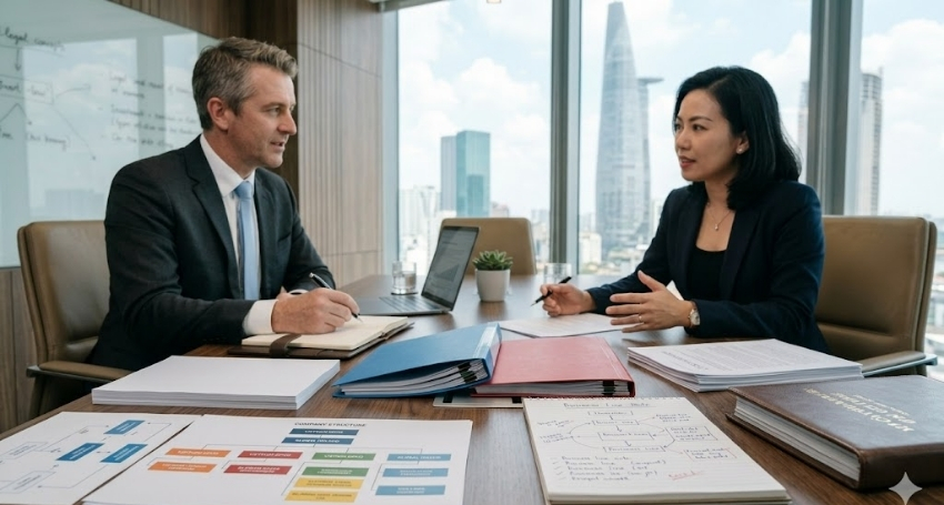 Vietnam lawyer advising foreign investor on company establishment