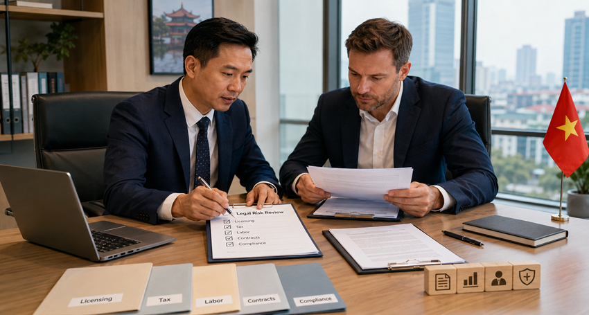 Legal risk checklist before starting foreign invested operations in Vietnam